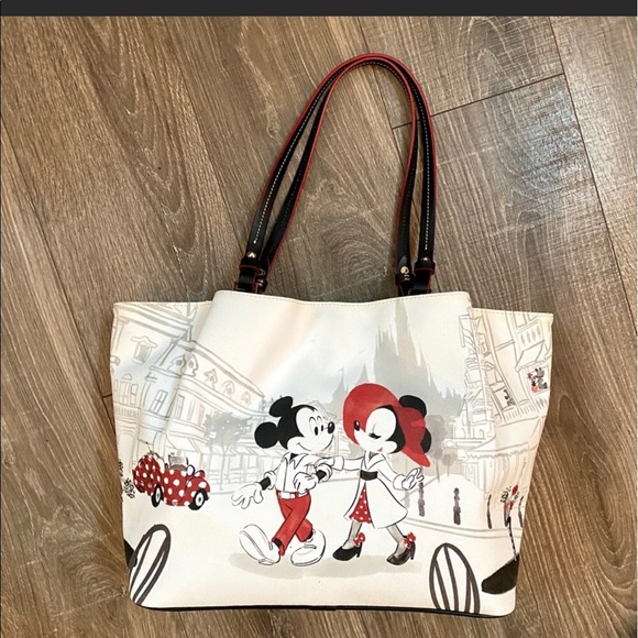 NWOT Dooney Disney Minnie & Mickey in Paris Flynn - Picture 11 of 11